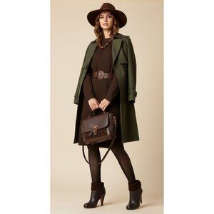 Jessica Bennett Women's Dark Brown Leather Nixie Ankle Boots Women's 8M NWOB